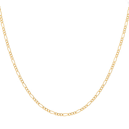 Gold Figaro Chain 21KT - FKJCN21KM9692