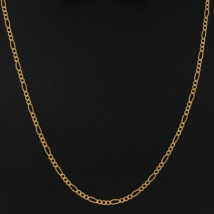 Gold Figaro Chain 21KT - FKJCN21KM9692