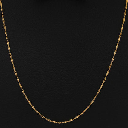 Gold Disco Chain 21KT - FKJCN21KM9693