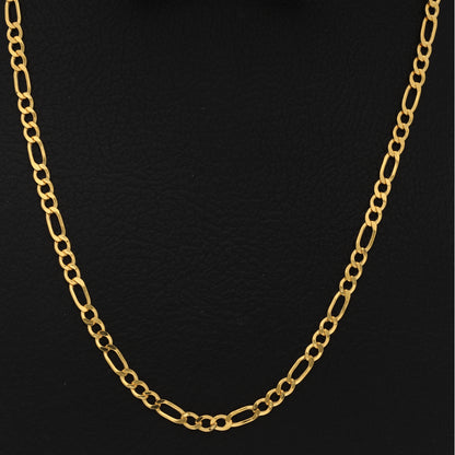 Gold Figaro Chain 21KT - FKJCN21KM9689