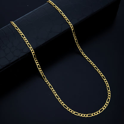 Gold Figaro Chain 21KT - FKJCN21KM9689