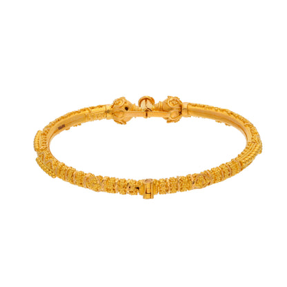 Gold Baby Bangle 21KT - FKJBNG21KM9973