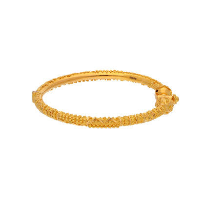 Gold Baby Bangle 21KT - FKJBNG21KM9973