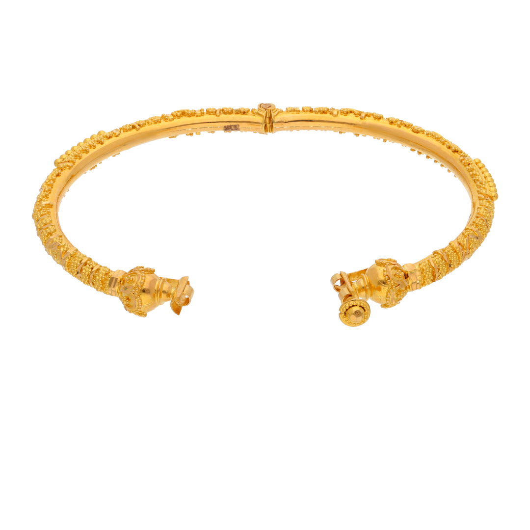 Gold Baby Bangle 21KT - FKJBNG21KM9973