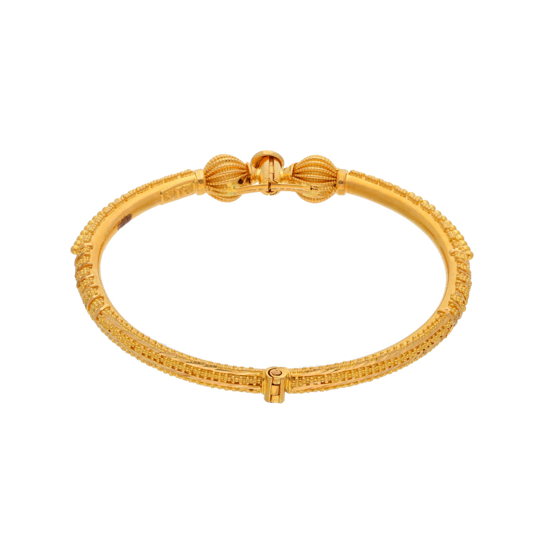 Gold Baby Bangle 21KT - FKJBNG21KM9974