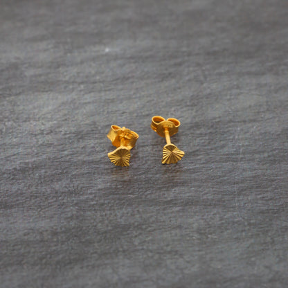 Gold Fancy Earrings 21KT - FKJERN21KM10032