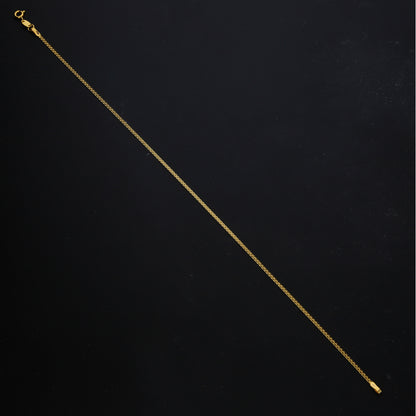 Gold Minimal Anklet 21KT - FKJANKL21KM11644