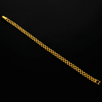 سوار ذهبي بحزام سحاب عيار 21 قيراطًا - FKJBRL21KM10265