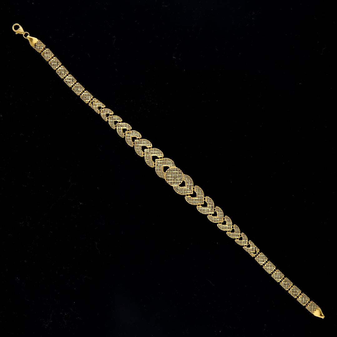 Gold Eternal Shine Bracelet 21KT - FKJBRL21KM11556