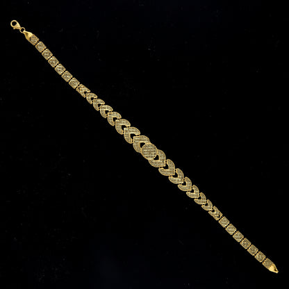 Gold Eternal Shine Bracelet 21KT - FKJBRL21KM11556