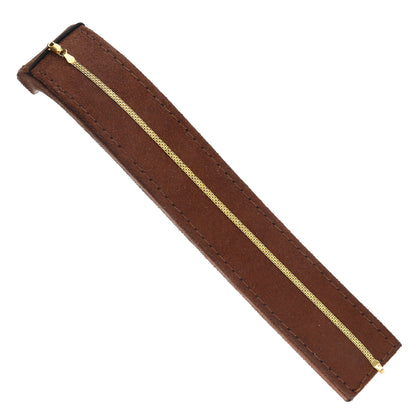 Gold Polished Slim Bracelet 21KT - FKJBRL21KM11593