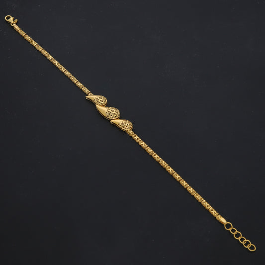 Gold Turkish Bracelet 21KT - FKJBRL21KM11683