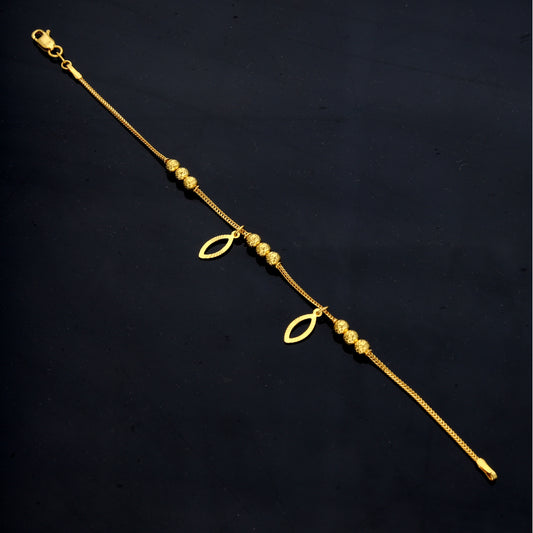 Gold Charms Bracelet 21KT - FKJBRL21KM11749