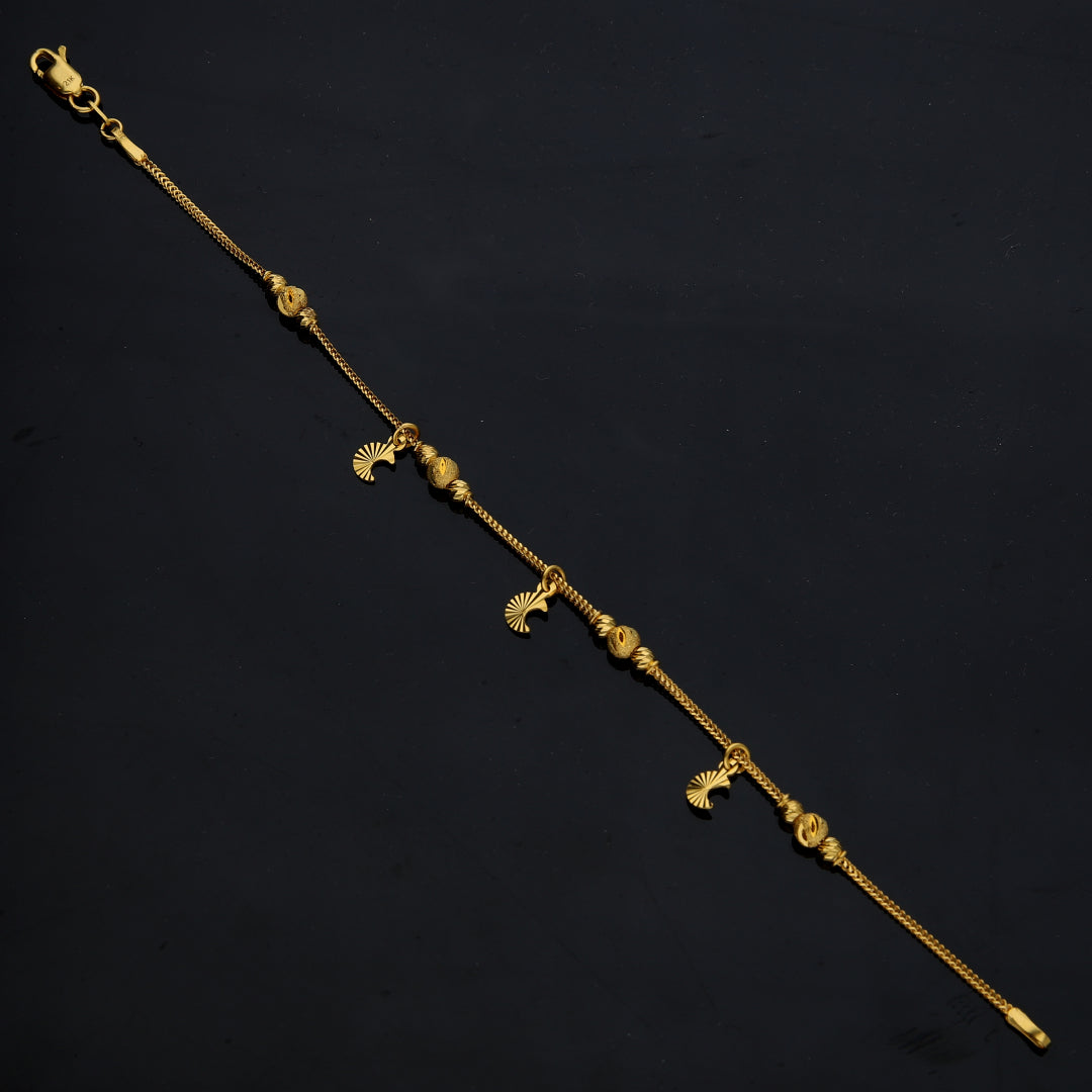 Gold Charms Bracelet 21KT - FKJBRL21KM11763