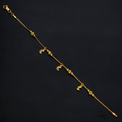 Gold Charms Bracelet 21KT - FKJBRL21KM11763