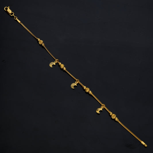 Gold Charms Bracelet 21KT - FKJBRL21KM11763