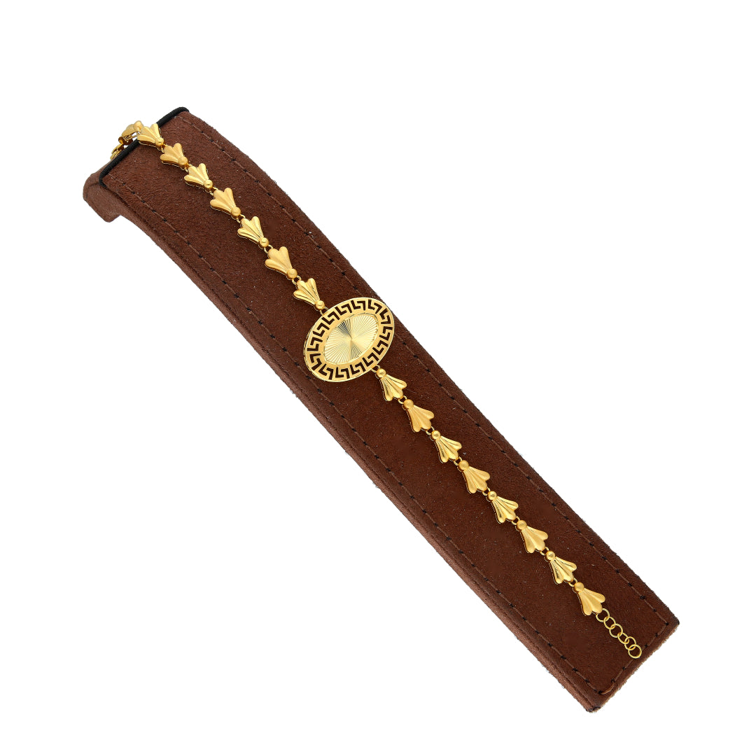 Gold Vintage Charm Bracelet 21KT - FKJBRL21KM11821