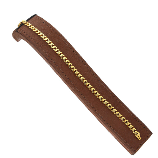 Gold Cuban Bracelet 21KT - FKJBRL21KM11897