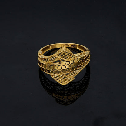 Gold Turkish Design Ring 21KT - FKJBRL21KM11933