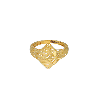 Gold Turkish Design Ring 21KT - FKJBRL21KM11939