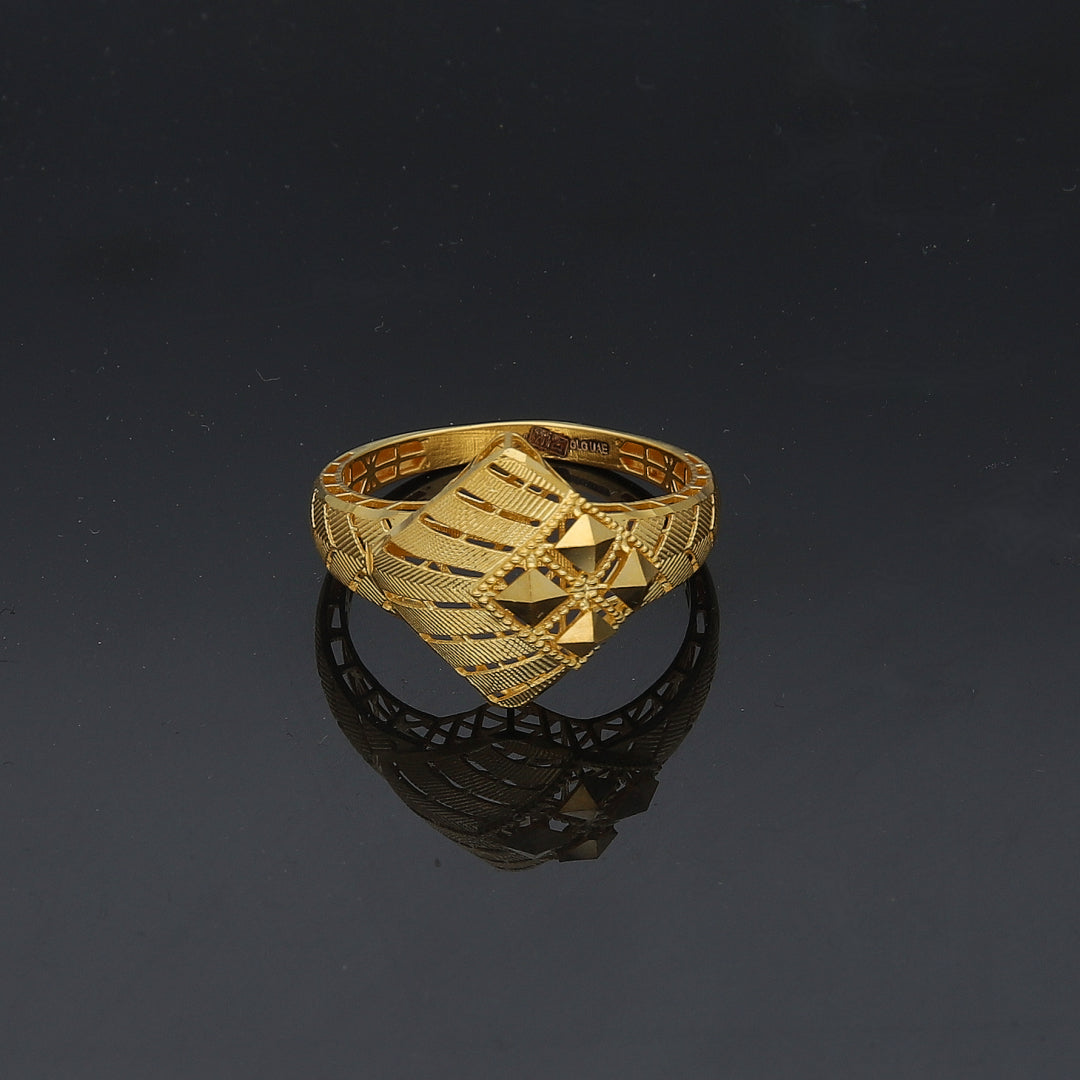 Gold Turkish Design Ring 21KT - FKJBRL21KM11939