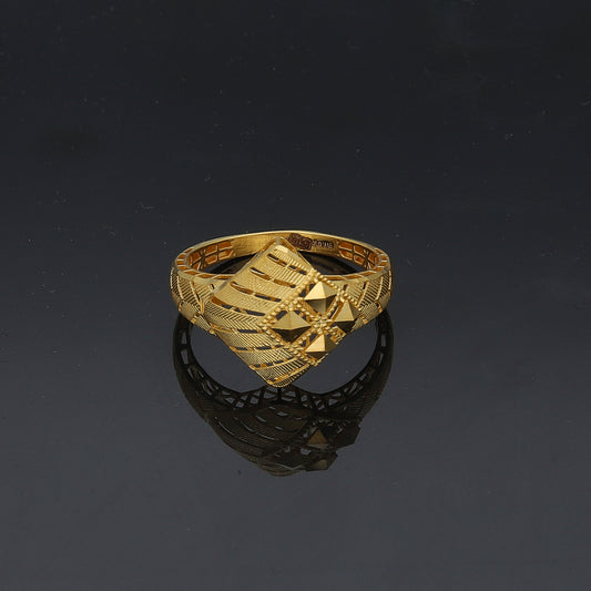 Gold Turkish Design Ring 21KT - FKJBRL21KM11939