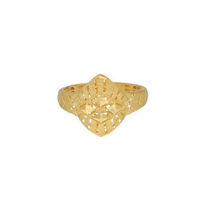 Gold Turkish Design Ring 21KT - FKJBRL21KM11941