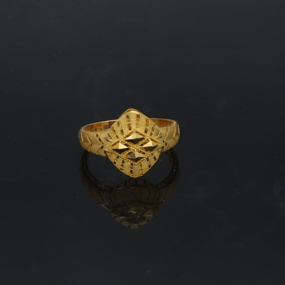 Gold Turkish Design Ring 21KT - FKJBRL21KM11941