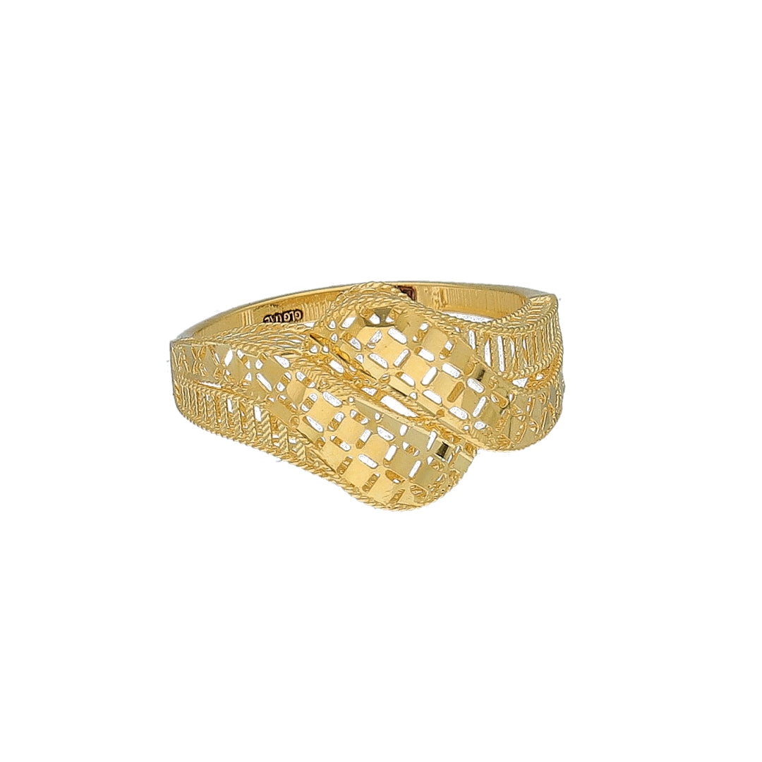 Gold Turkish Design Ring 21KT - FKJBRL21KM11945