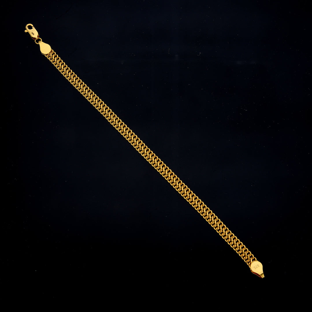 Gold Cuban Link Bracelet 21KT - FKJBRL21KM11993
