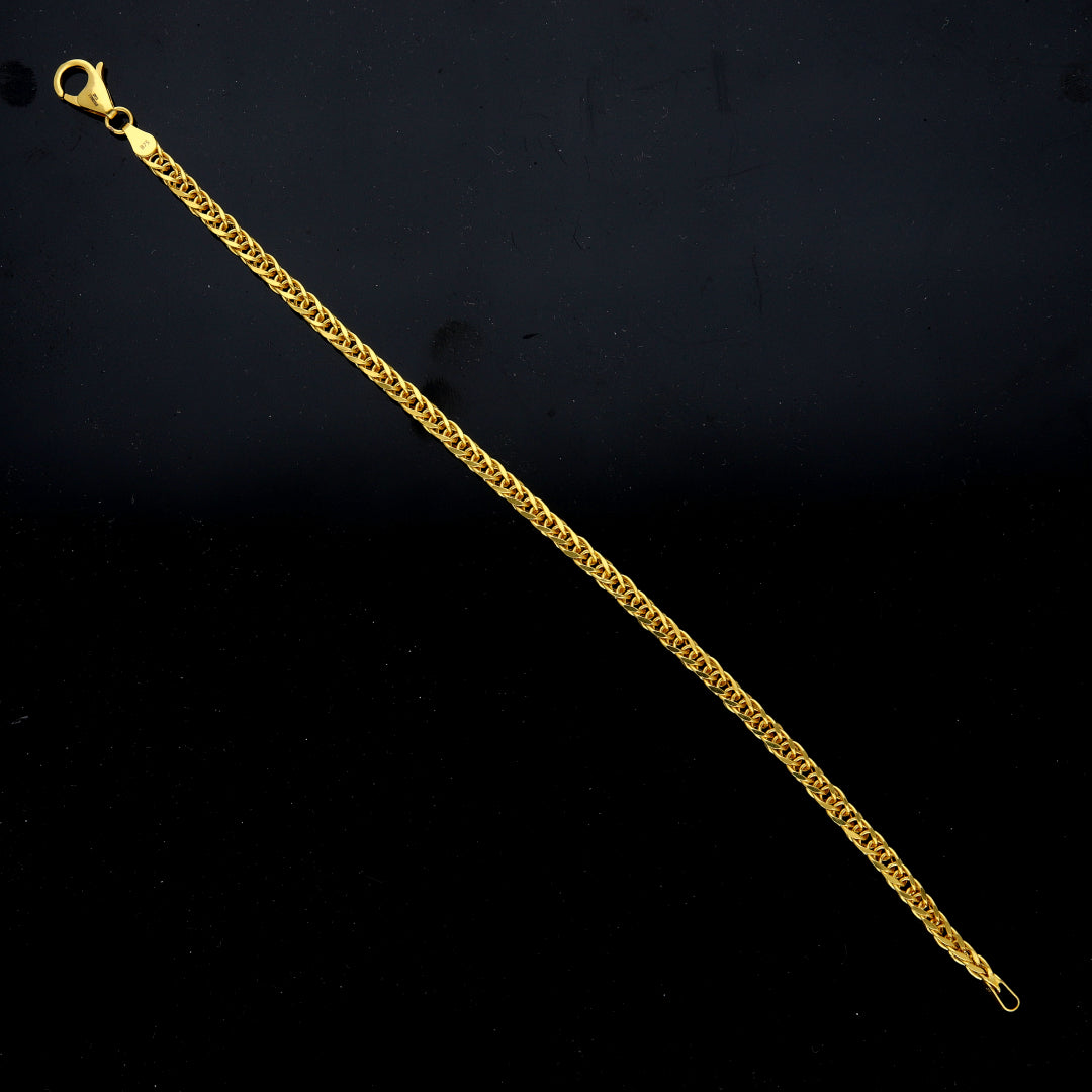 Gold Franco Bracelet 21KT - FKJBRL21KM12095