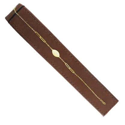 Gold Classic Bracelet 21KT - FKJBRL21KM12162