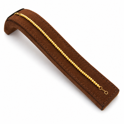 Gold Beads Bracelet 21KT - FKJBRL21KM12178