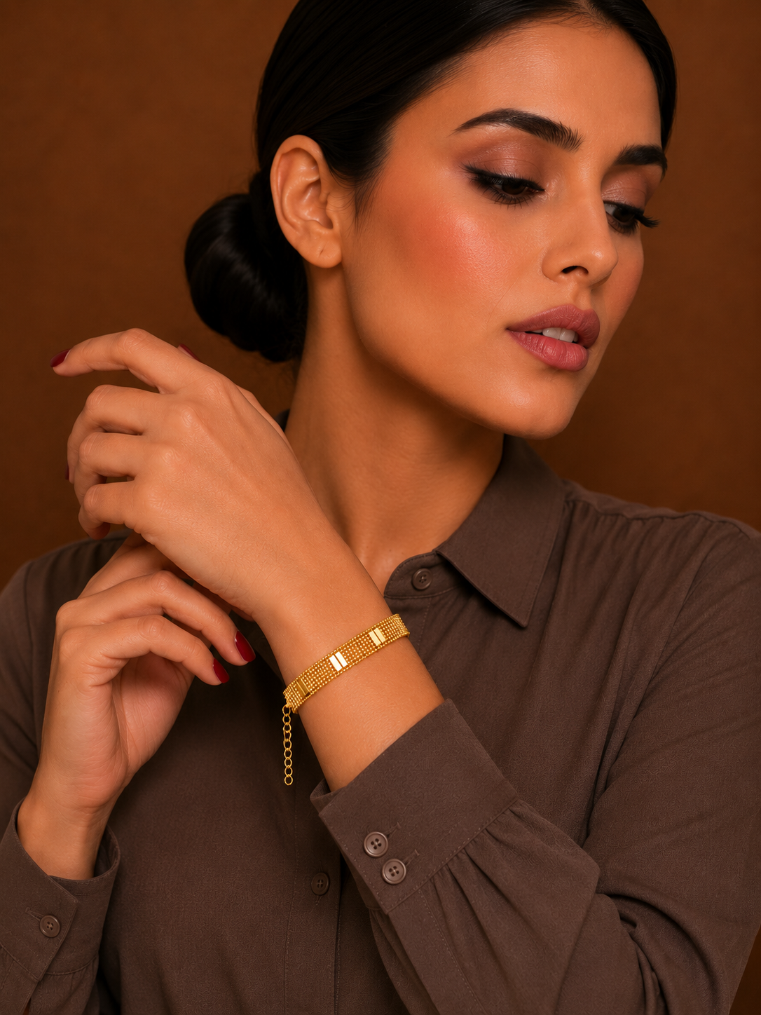 Gold Premium Bracelet 21KT - FKJBRL21KM12181