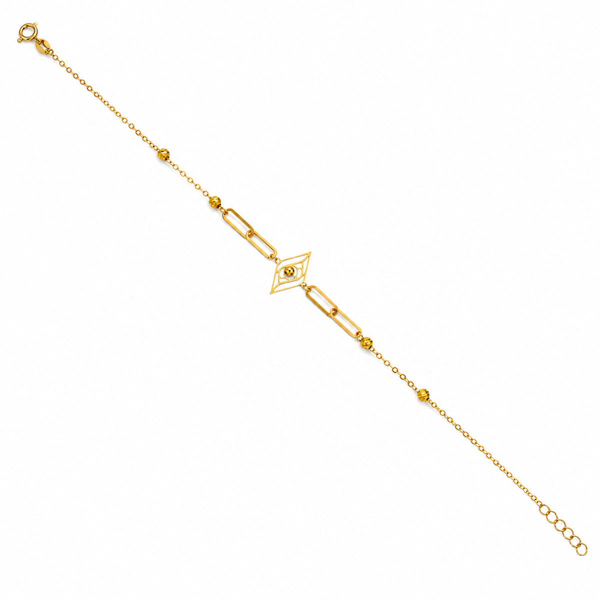 Gold Minimalist Bracelet 21KT - FKJBRL21KM12191