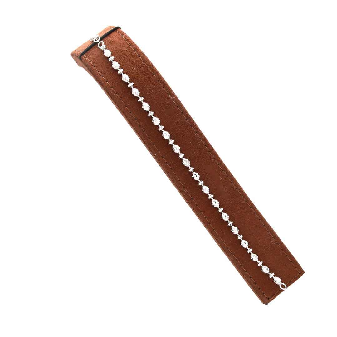 Sterling Silver 925 Classic Beaded Bracelet - FKJBRLSL10533