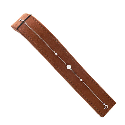 Sterling Silver 925 Minimalist Flower Bracelet - FKJBRLSL10552