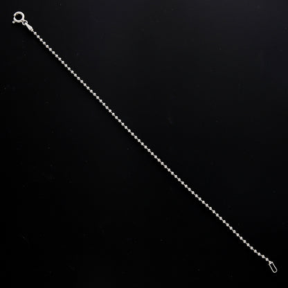 Sterling Silver 925 Small Beaded Bracelet - FKJBRLSL10564