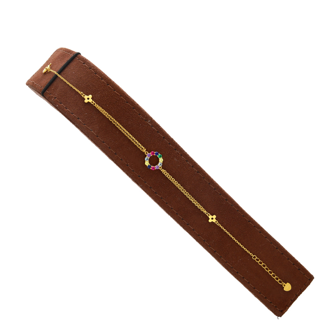 Sterling Silver 925 Multicolor Bracelet - FKJBRLSL10578