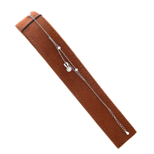 Sterling Silver 925 Lustre Charm Bracelet - FKJBRLSL10627