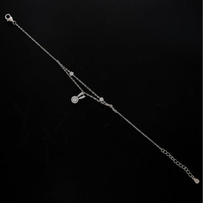 Sterling Silver 925 Lustre Charm Bracelet - FKJBRLSL10627