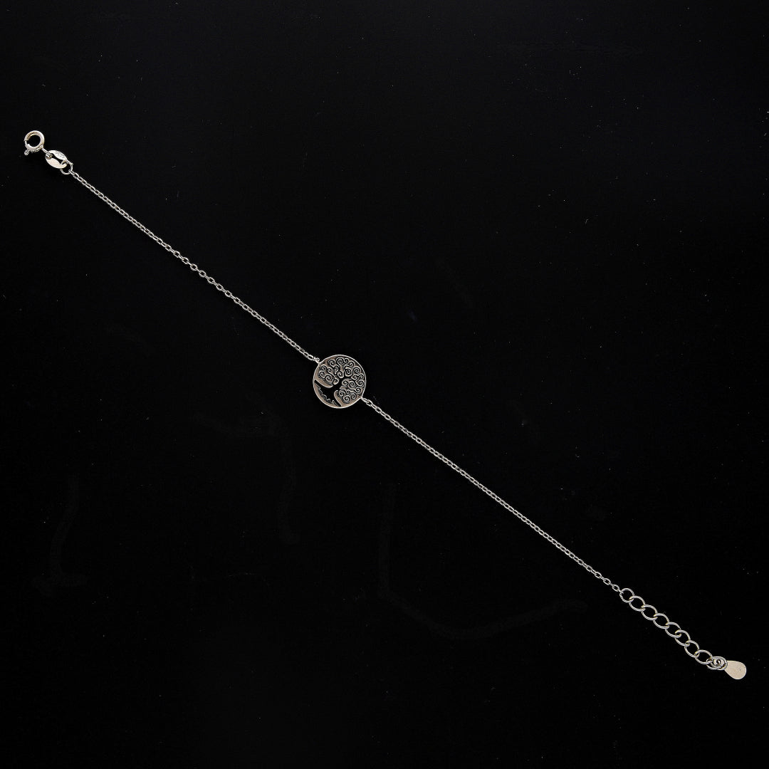 Sterling Silver 925 Tree of Life Bracelet - FKJBRLSL10651