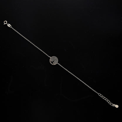 Sterling Silver 925 Tree of Life Bracelet - FKJBRLSL10651