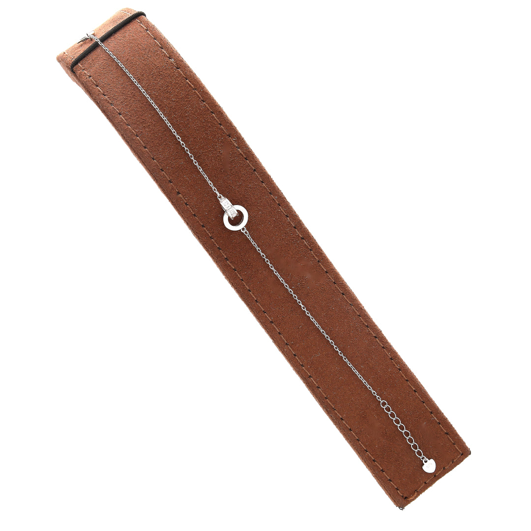 Sterling Silver 925 Ring Charm Bracelet - FKJBRLSL10676