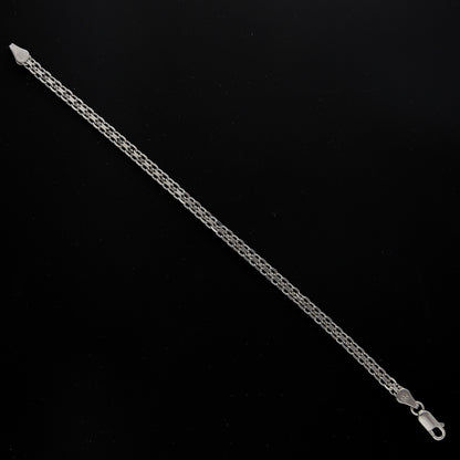 Sterling Silver 925 Minimalist Chain Bracelet - FKJBRLSL10677