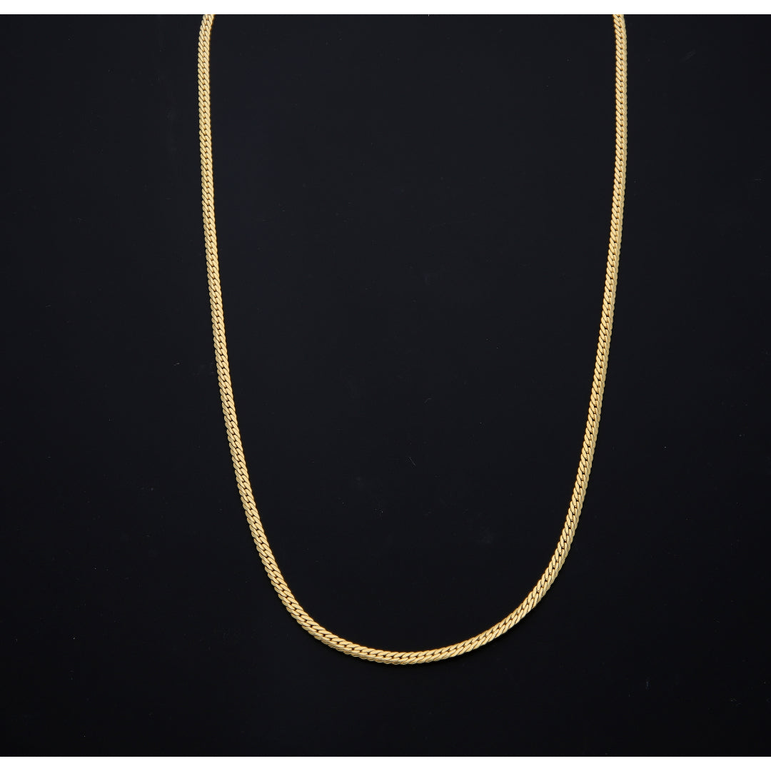 Gold Classic Link Chain 18KT - FKJCN18K10435