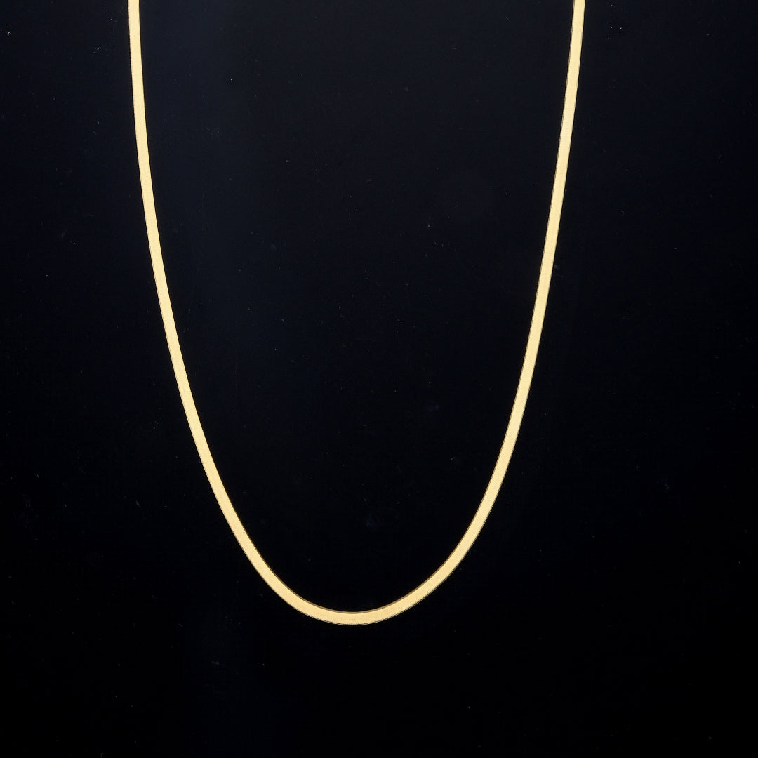 Gold Sleek Chain 18KT - FKJCN18K10436