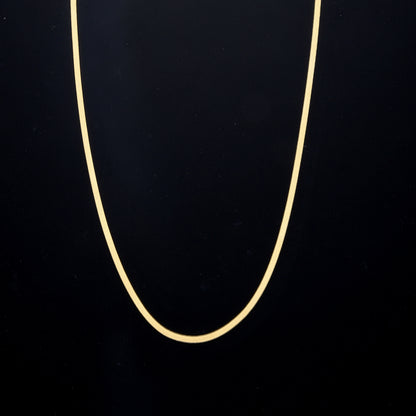 Gold Sleek Chain 18KT - FKJCN18K10436