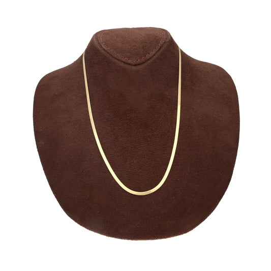 Gold Sleek Chain 18KT - FKJCN18K10436