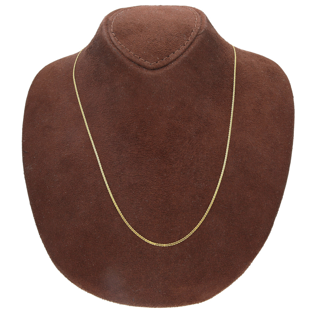 Gold Sleek Chain 21KT - FKJCN21KM10499